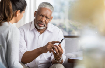 Elderly Parent in Distress over AI Scam Telephone Call